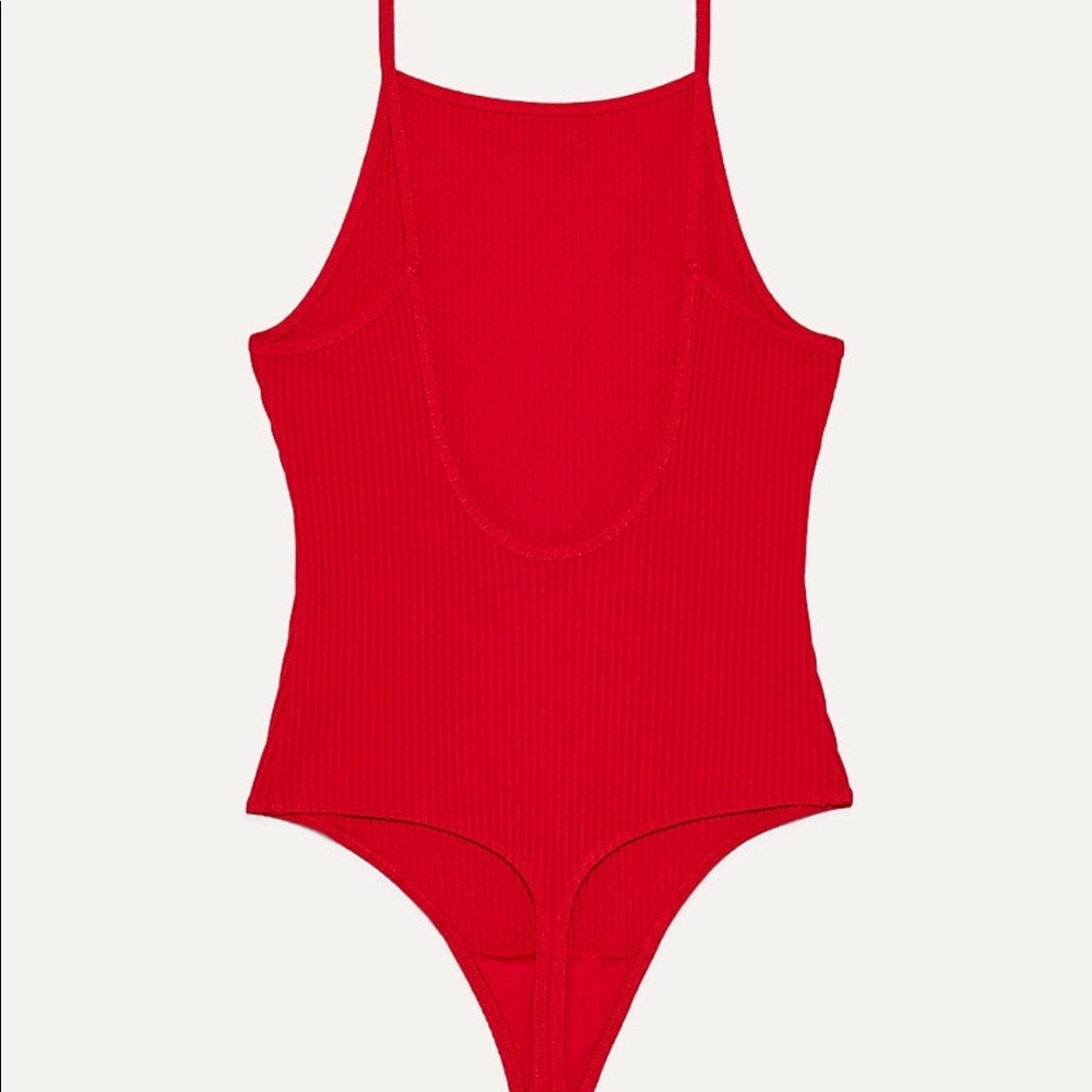 Aritzia bodysuit RED